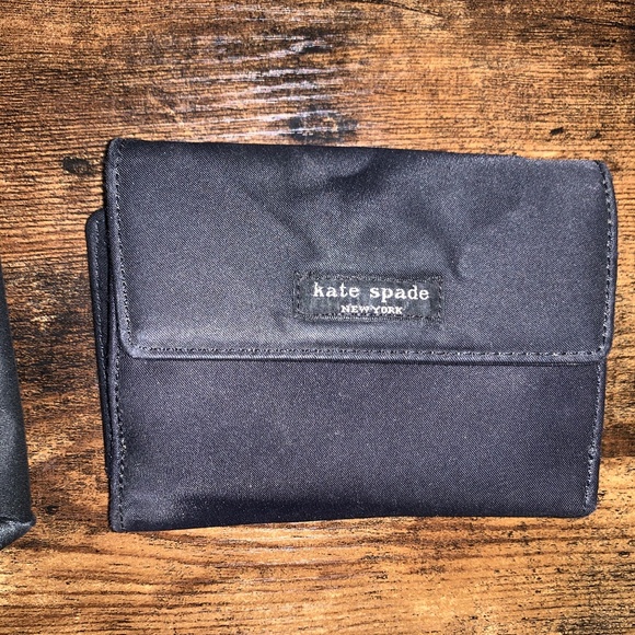 Vintage Kate Spade Black Nylon Handbag with Wallet - Picture 9 of 13